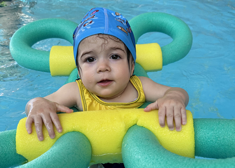 Natación temprana en bebés